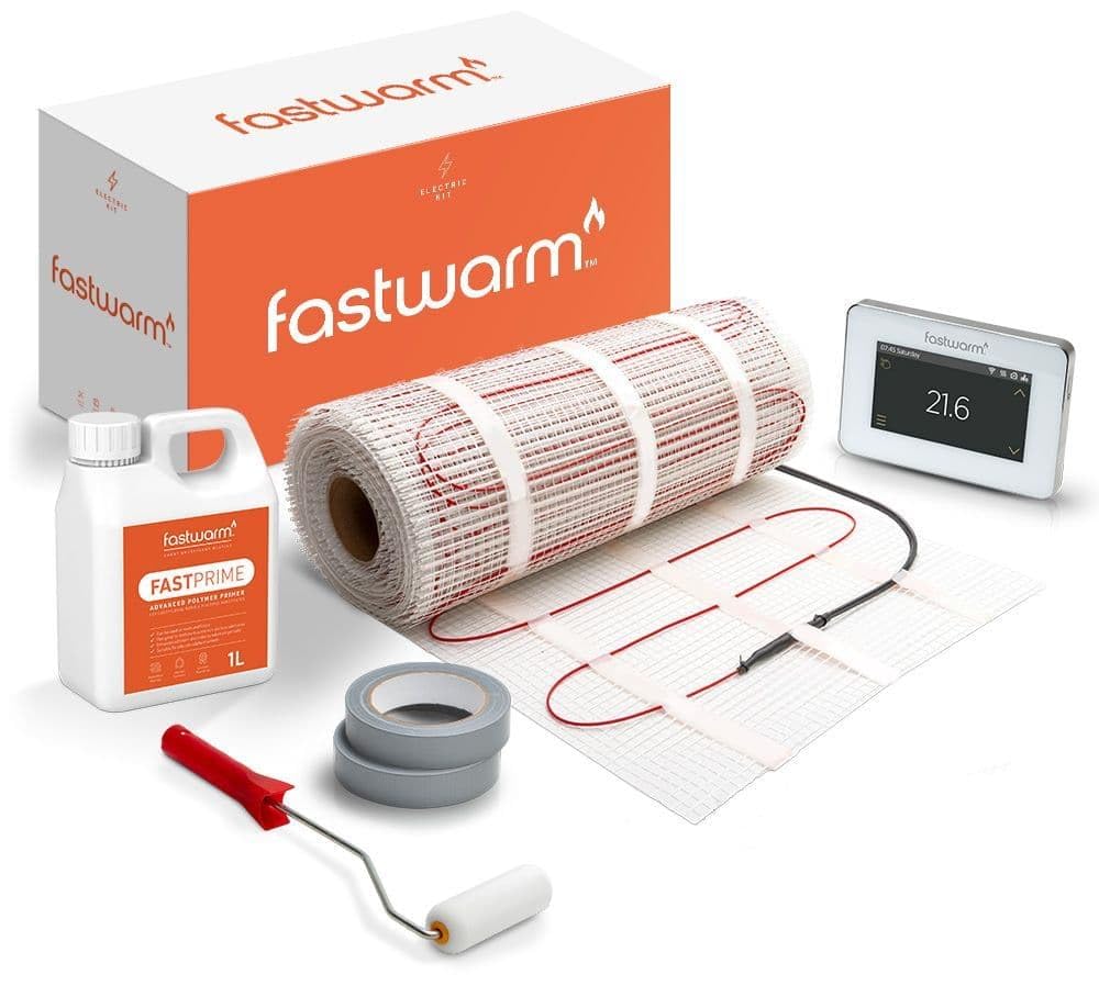 Fastwarm 200W Electric Underfloor Heating Sticky Mat Kit