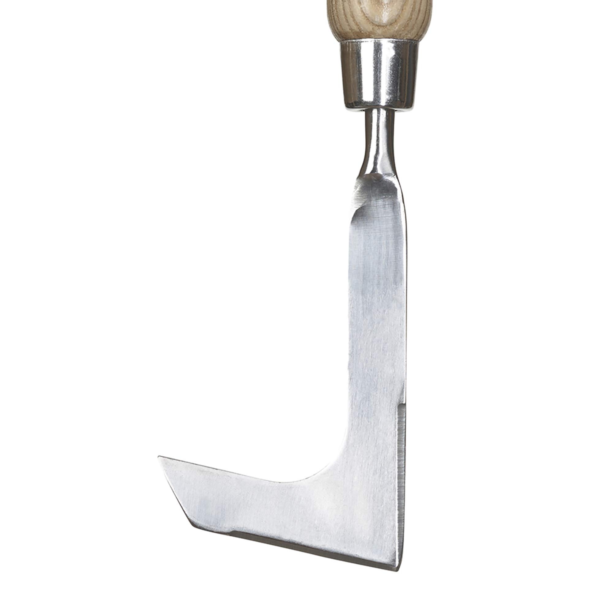 Kent & Stowe Gärtnerspaten, Länge: 110 cm & Fugenkratzer – Unkrautkratzer aus Edelstahl zum Entfernen von Moos und Unkraut, Fugenmesser mit Stiel aus Eschenholz, Länge: 28,5 cm