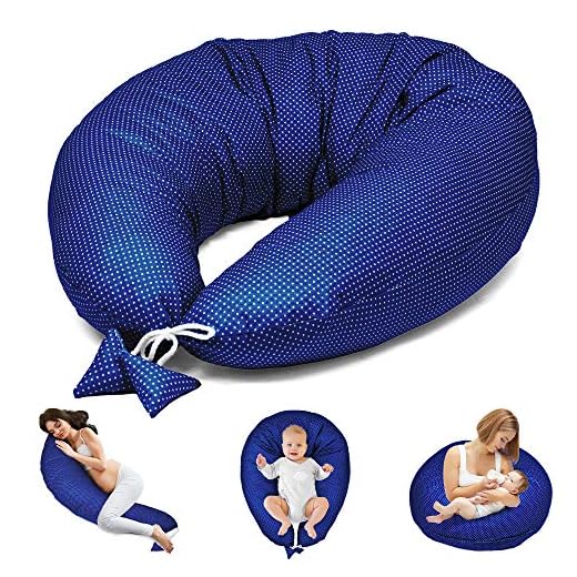 Stillkissen Schwangerschaftskissen zum Schlafen Seitenschläferkissen 165 x 70 cm Kissen - Lagerungskissen für Baby Oeko-Tex