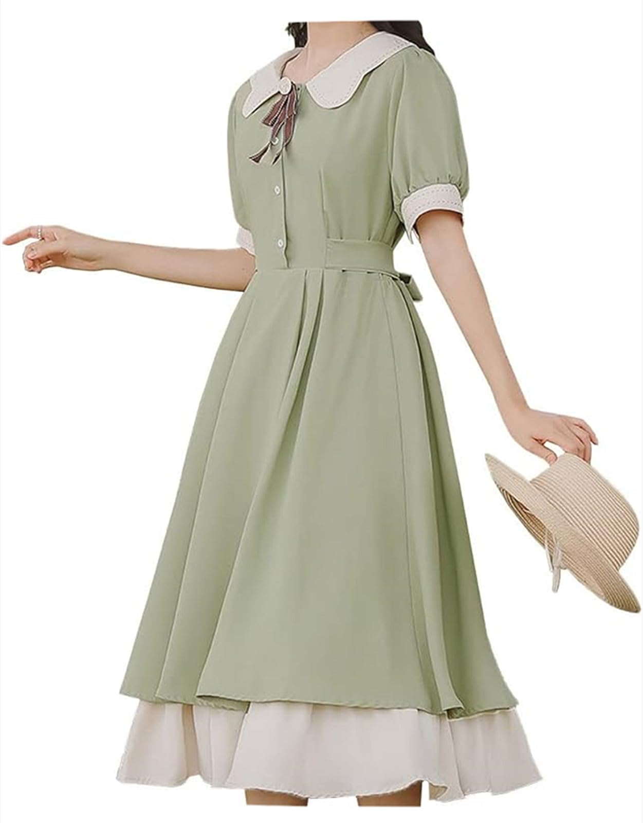 No.484 FILA レトロモダンな激可愛ワンピ☆グリーン☆ No.484 FILA レトロモダンな激可愛ワンピ☆グリーン☆ No.484 FILA