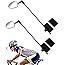 Btwiner 2 Pack Bike Helmet Mirror, 360 Degree Adjustable Bicycle Rear View Mirror Bike Mirror Lightweight For Cycling