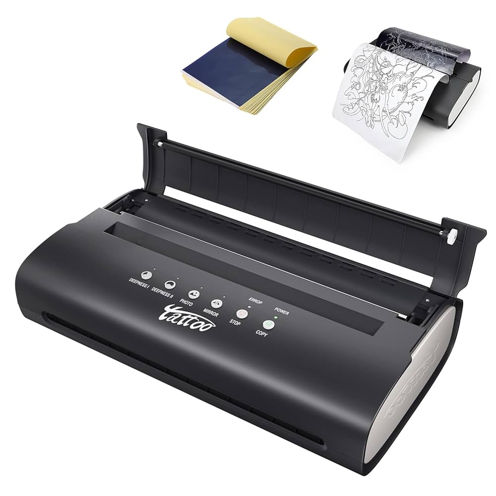 Amazon.co.jp: TATELF ステンシルプリンター 転写紙20枚付き