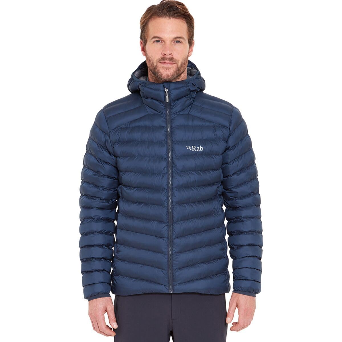 Rab Men's Tempest Blue Cirrus Alpine Synthetic Insulated Jacket For Climbing & Mountaineering - Small