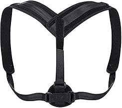 Posture Corrector for Men & Women,Back Brace for Posture Women,Relieves Upper Back & Shoulders Pain,Back Straightener Posture Corrector,Clavicle Support Adjustable Brace (Black)