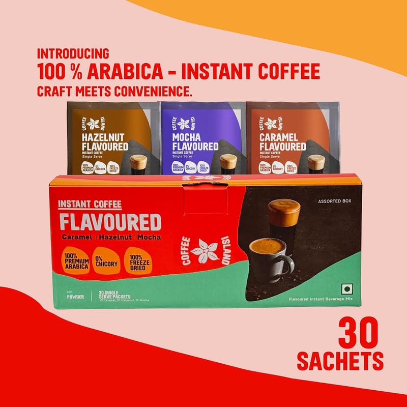 Image of Flavoured Coffee Box + Instant Coffee Classic flavoured 100 gm | Combo pack of 2 | 100% Arabica | 0% Chicory | 100% Freeze Dried Coffee Granule