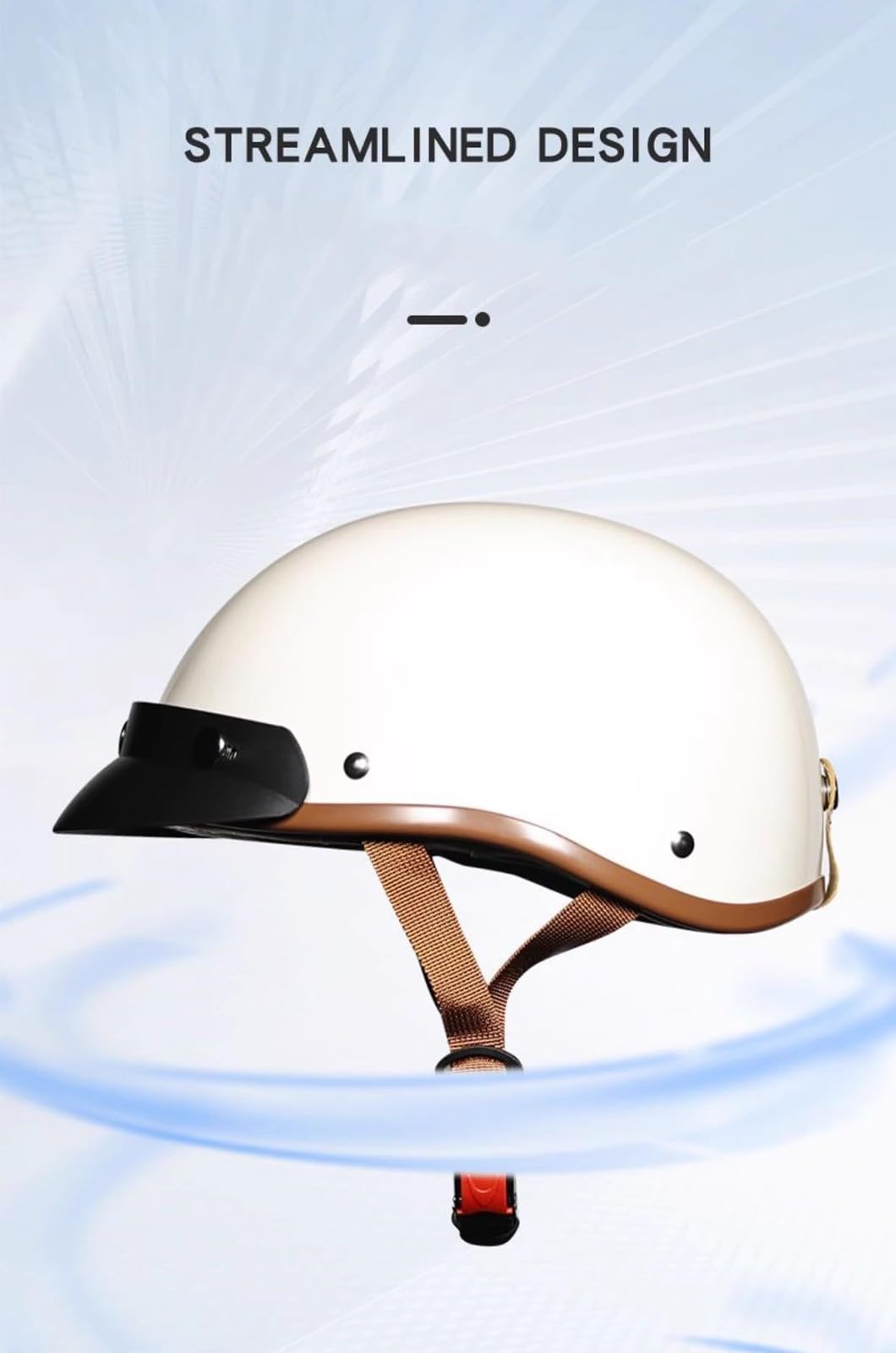 Casco De Motocicleta para Niños, Casco Abierto, Casco para Niños Y Niñas Scooter Eléctrico Casco Infantil Casco Jet Homologado ECE para Ciclomotores Y Cruisers D,L55-56CM