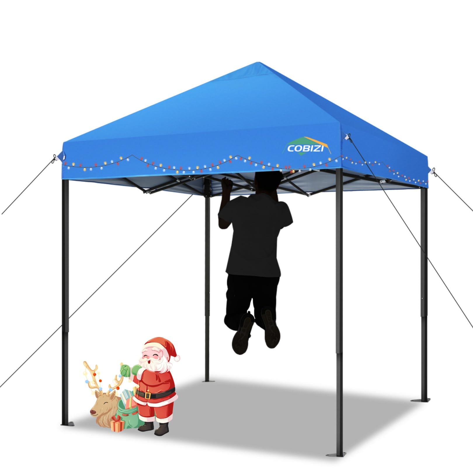 Amazon.com: COBIZI 6.6x6.6ft Pop Up Canopy Tent, Heavy Duty Canopy