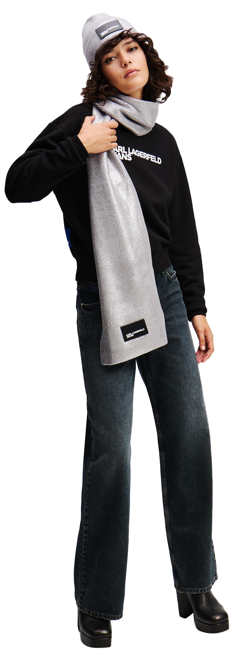 Karl Lagerfeld Jeans Femme Regular Essential Logo Sweatshirt