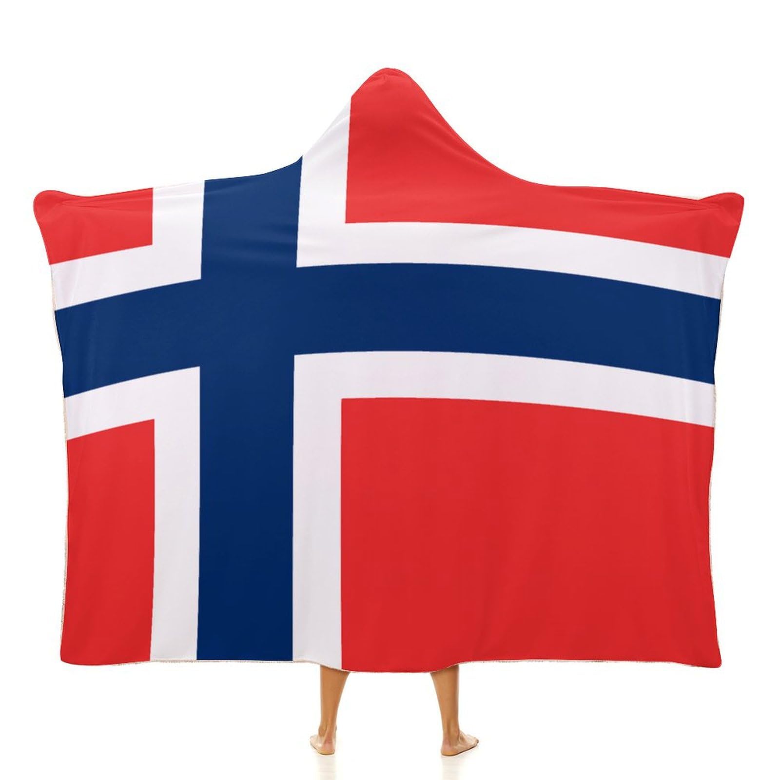 Couverture Norvège en velours arctique premium plaid de salon