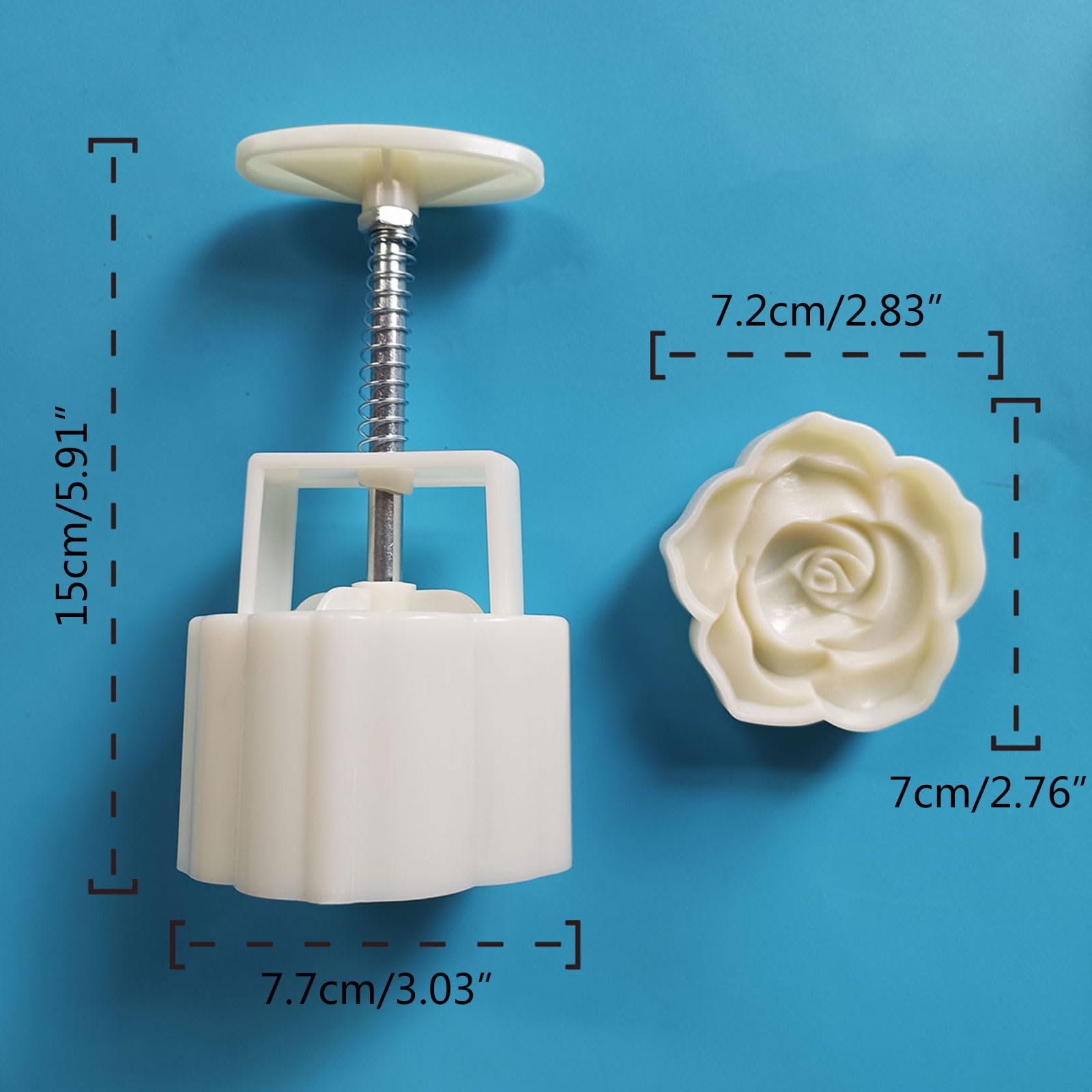 Stampo Per Biscotti A Forma Di Rosa - Per Torte Lunari E Dolci - Foto 9