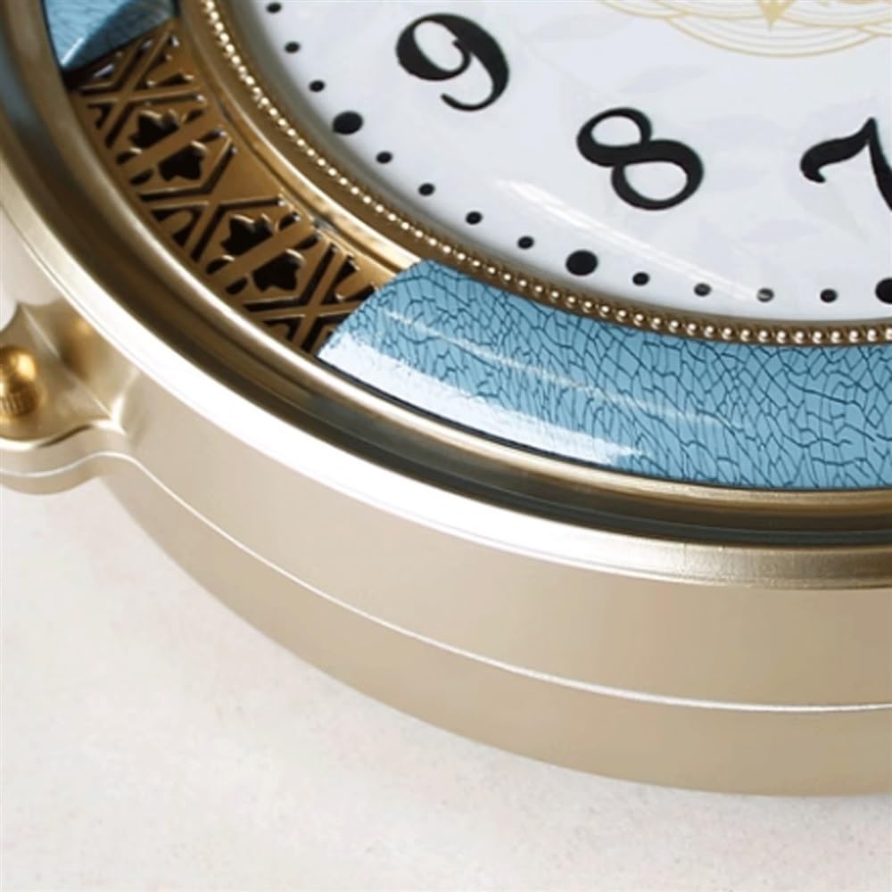 orologio da parete Orologio da parete bifacciale blu, orologio silenzioso alla moda for la casa, semplice orologio da parete al quarzo, adatto for soggiorni, ingressi, hotel. orologio da parete per so