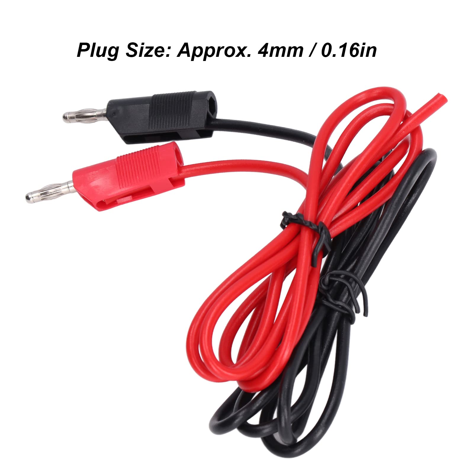 Cavo Di Prova Per Elettricisti | 1000V E 10A | Spina Banana 4 Mm | Doppio Set | Silicone Da -50 A 200°C