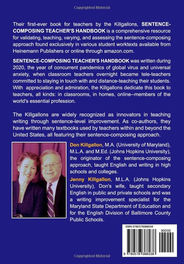 SENTENCE-COMPOSING TEACHER'S HANDBOOK (SENTENCE COMPOSING SERIES) - Image 2