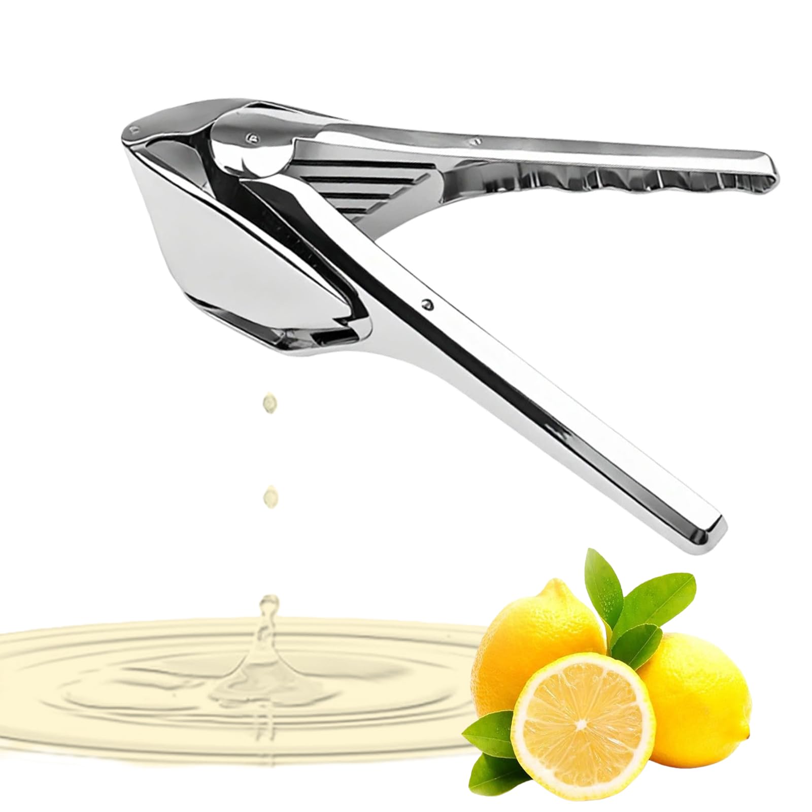 MaciRept Original Lemon SqueezersοΌInnovatively Upgrade Stainless Steel Hand Press Lemon JuicerοΌYellow Lime Squeezer Suits Lime & Lemon