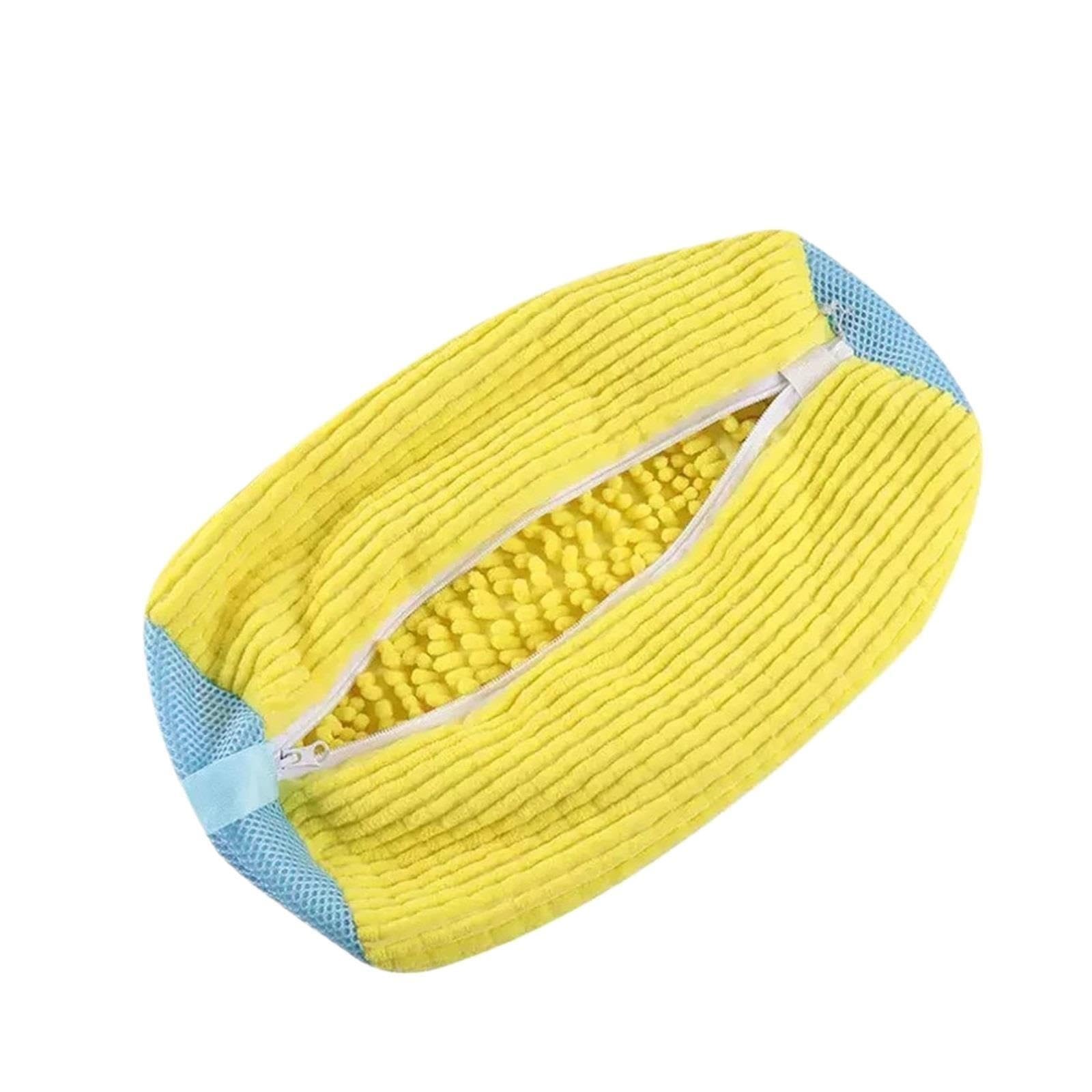 Schuhwaschmaschinen-Wäschebeutel, Wiederverwendbare Reinigung(Yellow)