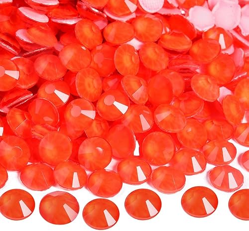 BLINGINBOX Diamantes de imitación Hotfix, 1440 diamantes de imitación de fijación en caliente para manualidades, ropa, decoración, neón jacinto, SS16