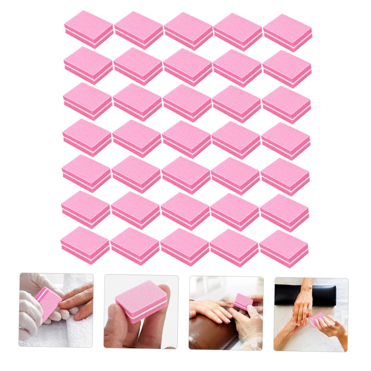 FRCOLOR 250pezzi Limette Per Unghie Professionali Per Manicure e Pedicure e Sicuri Per La Unghie Per e Casa