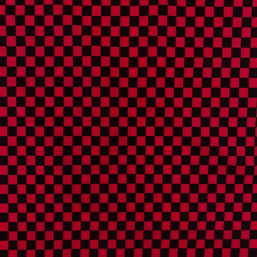 Poplin Fabric Cotton Checkered Print Hypoallergenic 60 Inches by The Yard for Sewing Shirts, Blouses, Button Downs, Table Covers, Racing Flags, Linings, & More - Light Blue/White (10 Yards)
