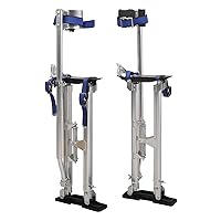 Vista 18 de Zancos para Paneles de Yeso de 24-40 Pulgadas de Altura Ajustable Elevadores Herramienta de Aluminio para Pintar Acabado Podar Ramas Limpiar