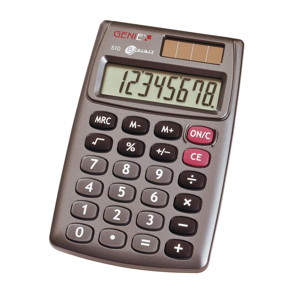 Dieter Gerth 10274 8-Digit Value Genie 510 Pocket Calculator