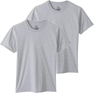 Hanes アンダーシャツ 半袖 (2枚組) 抗菌防臭加工(Fresh IQ) 2P RS クルーネックTシャツ グローバルバリューライントップスアンダーシャツ 半袖 2枚組 抗菌防臭 丸胴仕様 2P RS クルーネックTシャツ HM1EY702メンズ