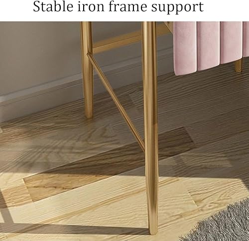 Miniatura 5 de Tocador pequeño con espejo y cajones, tocador de maquillaje con luces, moderno escritorio de maquillaje con taburete de maquillaje, blanco, 23.6 in