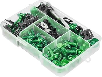 Motorcycle Bolts Screw for Yamaha MT-01 MT-125 MT-25 MT-03 MT-07 FZ-07 Tracer MT-09 FZ-09 MT-10 FZ-10, 177PCS Fairing Bolts Kit Nuts Fastener Kit