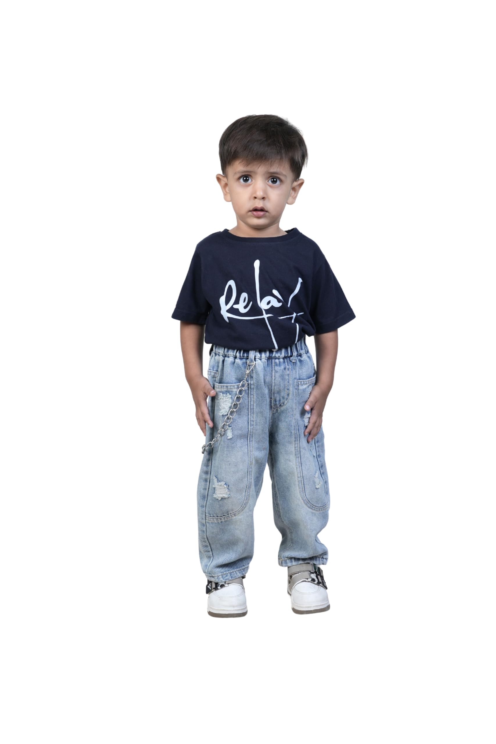 Boy's Regular Slim Fit Top Multicolour-image-23