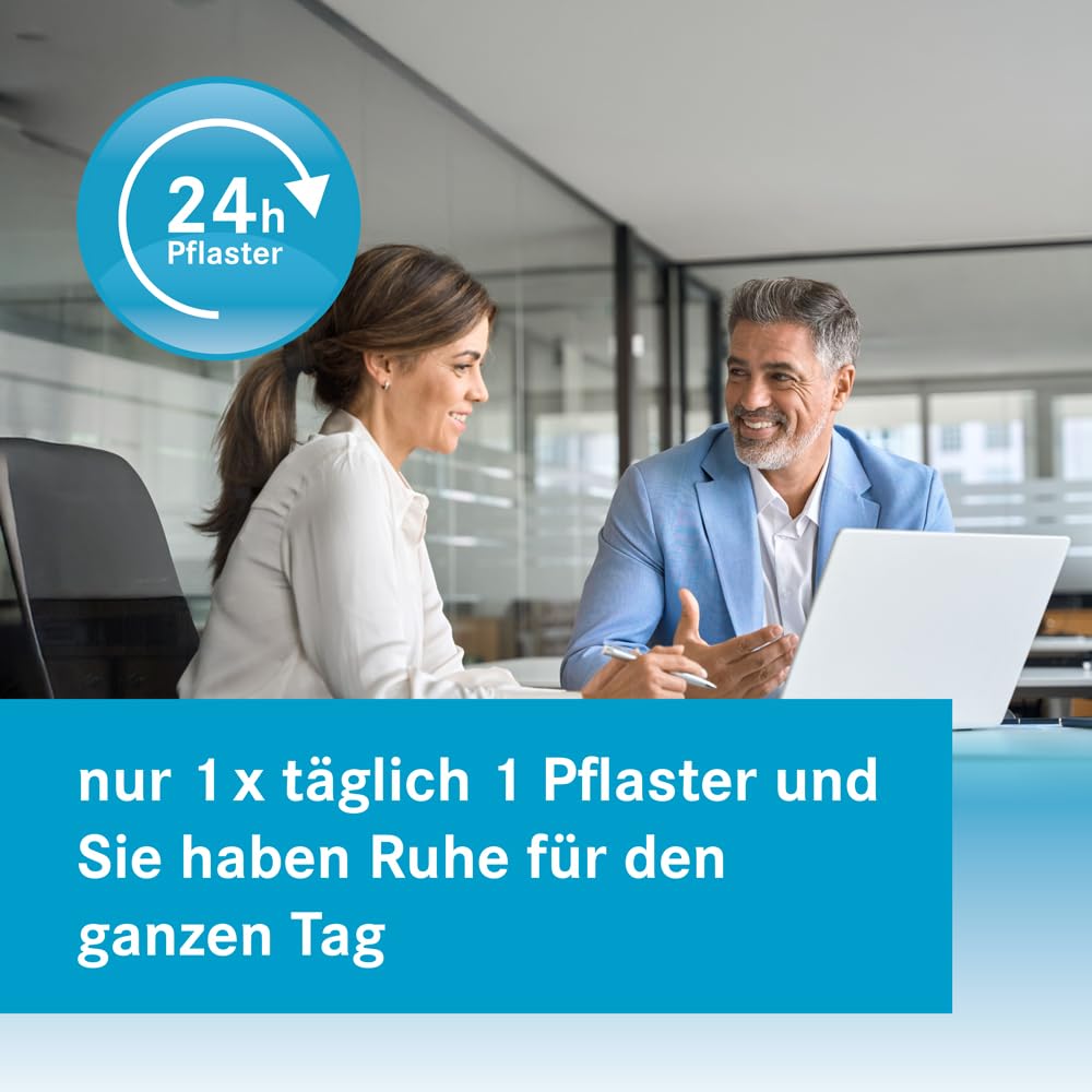 nikofrenon 21 mg/24 Stunden Pflaster, transdermale Nikotinpflaster, 56 St | Zur Unterstützung der Raucherentwöhnung, mindert Entzugserscheinungen bei Nikotin-Abhängigkeit, 24h Wirkung