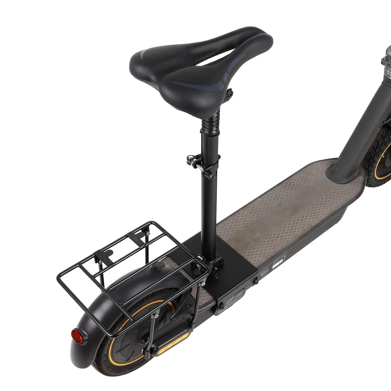 Générique Siege Trotinette Electrique, Selle Trottinette Réglable en Hauteur, Selle Trottinette électrique Pliable Antichoc, pour Un Confort De Conduite Amélioré