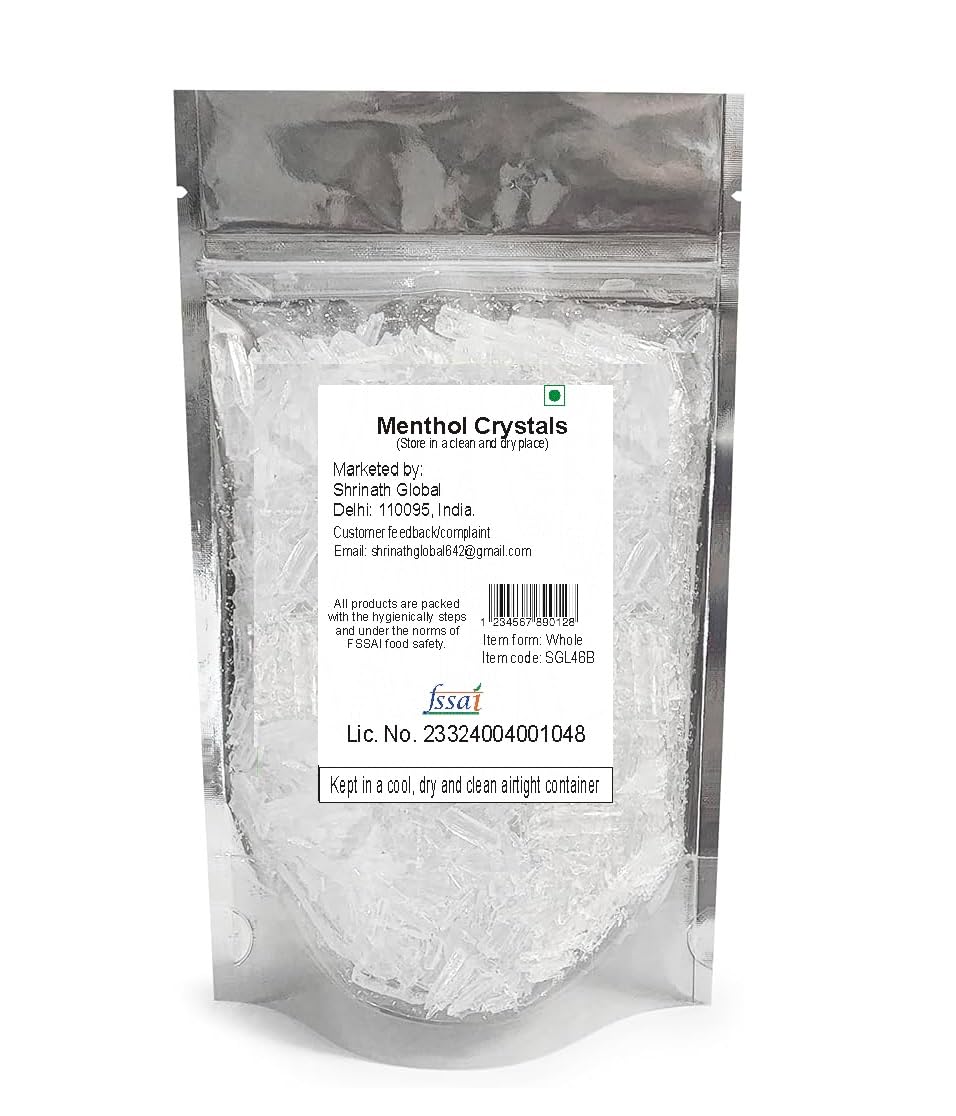 SGL Menthol Crystals, FSSAI Licensed. (25 Grams)-image-30