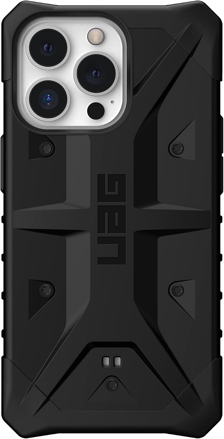 URBAN ARMOR GEAR UAG Designed for iPhone 13 Pro Case Black Rugged Lightweight Slim Shockproof Pathfinder Protective Cover, [6.1 inch Screen]