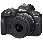 Canon EOS R100 Mirrorless Camera Body with RF-S 18-45mm F4.5-6.3 is STM Lens Bundle with Deco Gear Photography Bag + Microphone + Monopod + Software & Accessories Kit - Image 3