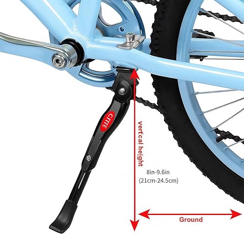 Miniatura 3 de Cyfie Soporte de bicicleta para bicicleta de 24 a 26 pulgadas con ruedas ajustables para bicicleta de montaña de 24 a 26 pulgadas