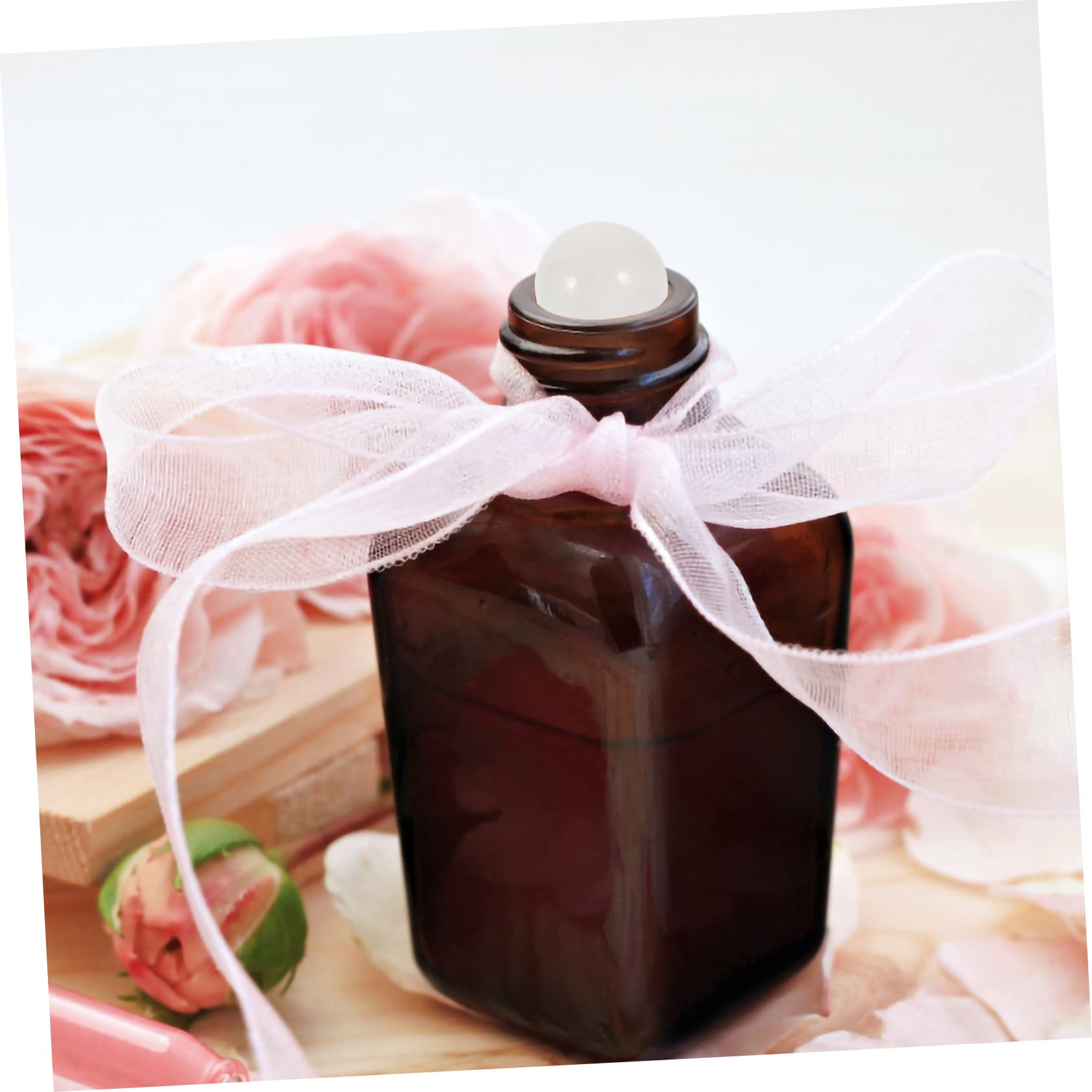 Ipetboom 100pezzi Perline Naturali Senza Foro Per Creazioni Artigianali Perline Cristallo Per Bottiglie Di Essenziale Per Decorazioni Domestiche e Feste