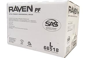 Raven SAS Safety Nitrile Disposable Gloves - Large, 1000 Pairs