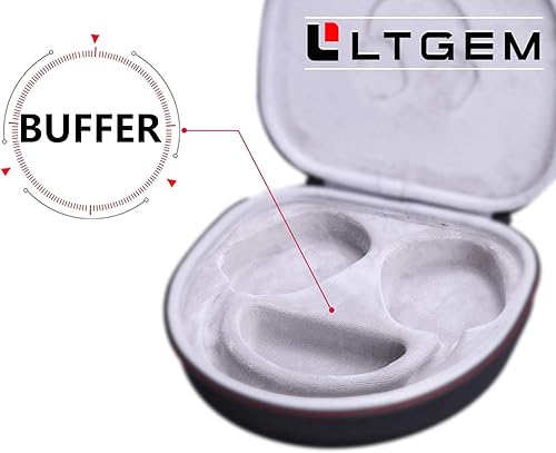Miniatura 7 de LTGEM - Funda rígida adecuada para auriculares inalámbricos Apple AirPods Max, funda protectora de transporte para viajes y almacenamiento en el