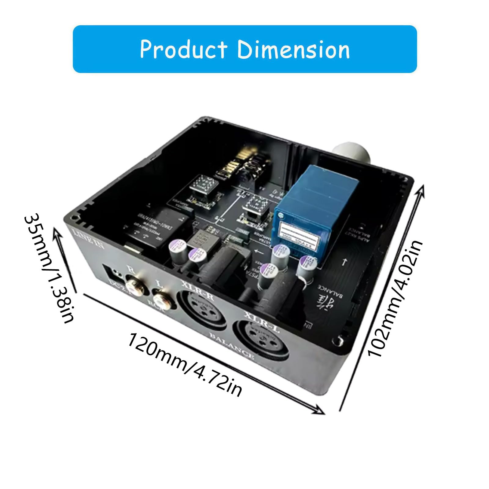 Amplificateurs de casque professionnels équilibrés - Faible bruit - Isolation de classe A - Améliore les scènes sonores - Alimentation isolée - Amplis pour casque