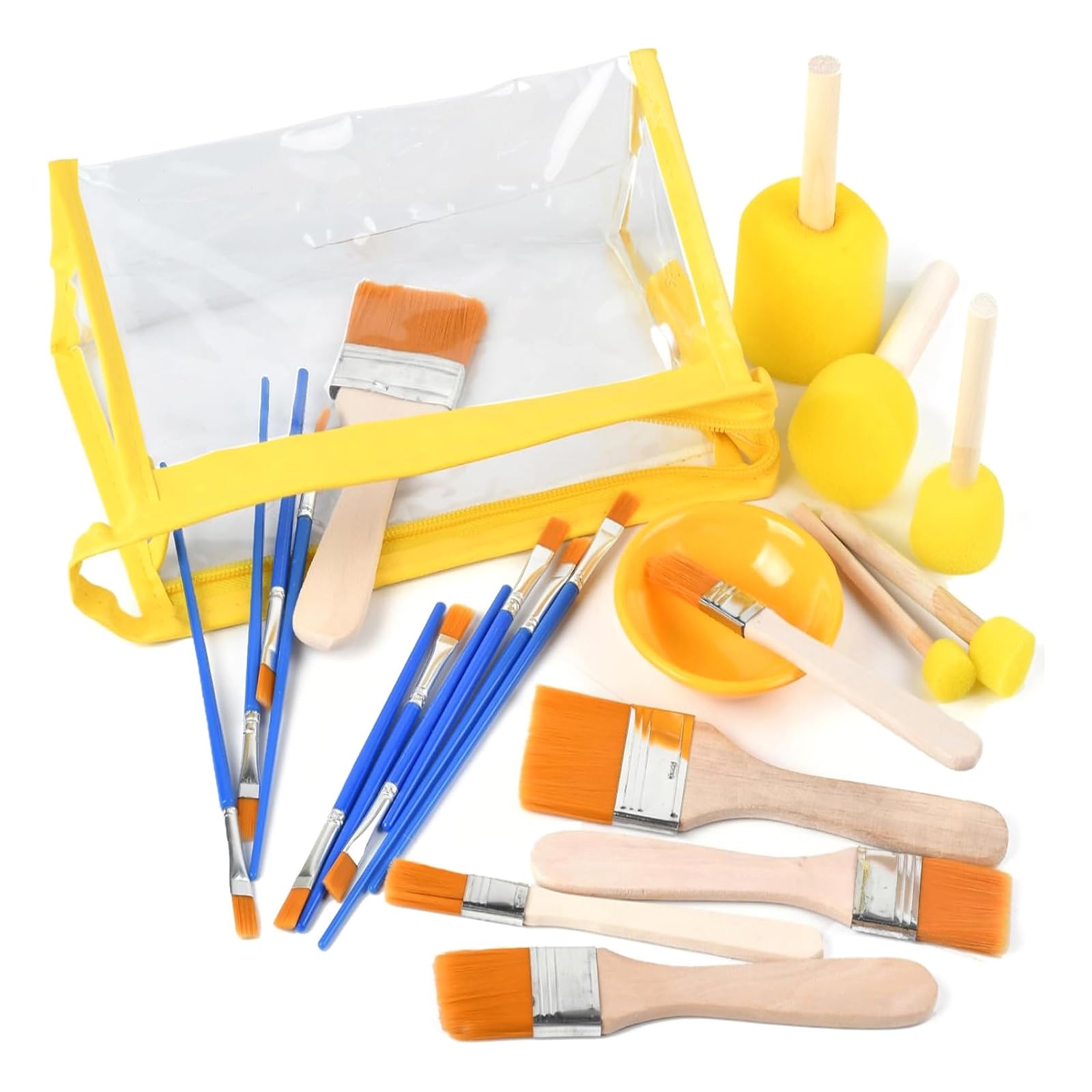 Essential Decorative Tool Set with Multipurpose Brushes Painting Brush Set for Beginner and Professional Artists Decorative Painting Tool