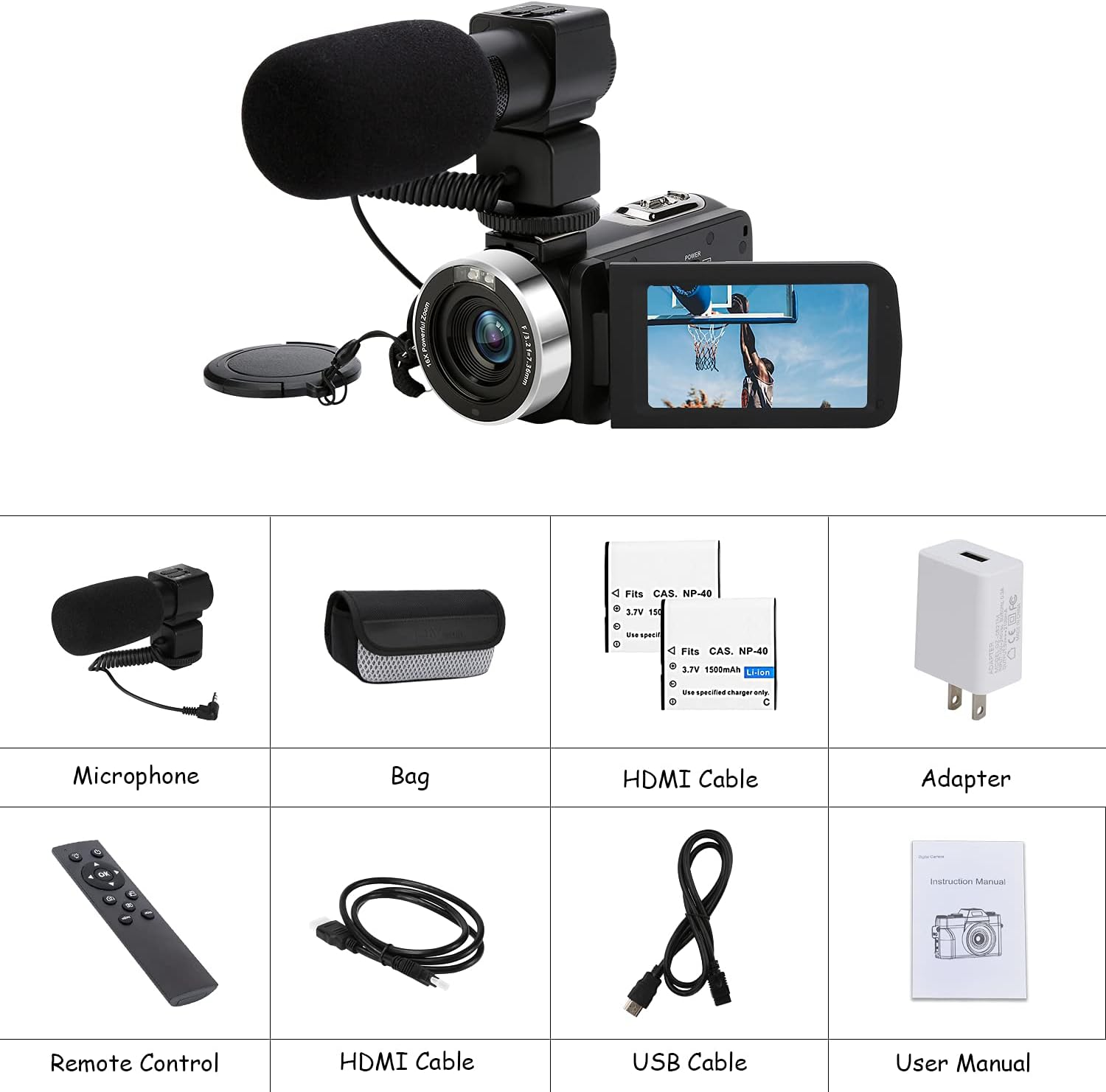 One-Day Sale: Up to 50% Off VETEK 4K Video Camera Camcorder, 48MP 18X Digital Zoom Camera for YouTube, WiFi IR Night Vision 3.0 inch Touch Screen Vlog Camera, with External Microphone, Lens Hood, Stabilizer, Fill Light Lowest Price VETEK 4K Video Camera Camcorder, 48MP 18X Digital Zoom Camera for YouTube, WiFi IR Night Vision 3.0 inch Touch Screen Vlog Camera, with External Microphone, Lens Hood, Stabilizer, Fill Light