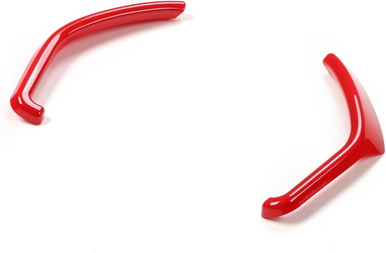 Voodonala Red Dashboard Trim for 2015 2016 2017 2018 2019 2020 Ford F150 F250 F350 Super Duty(Red,3Pcs)