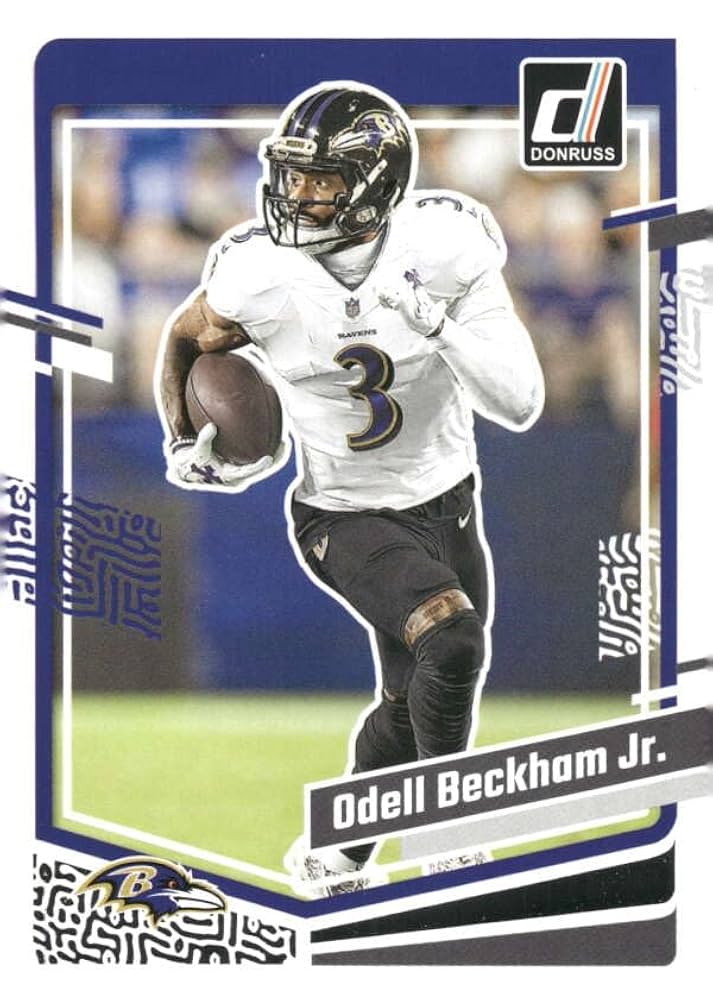 Amazon.com: 2023 DONRUSS #25 ODELL BECKHAM JR. BALTIMORE RAVENS