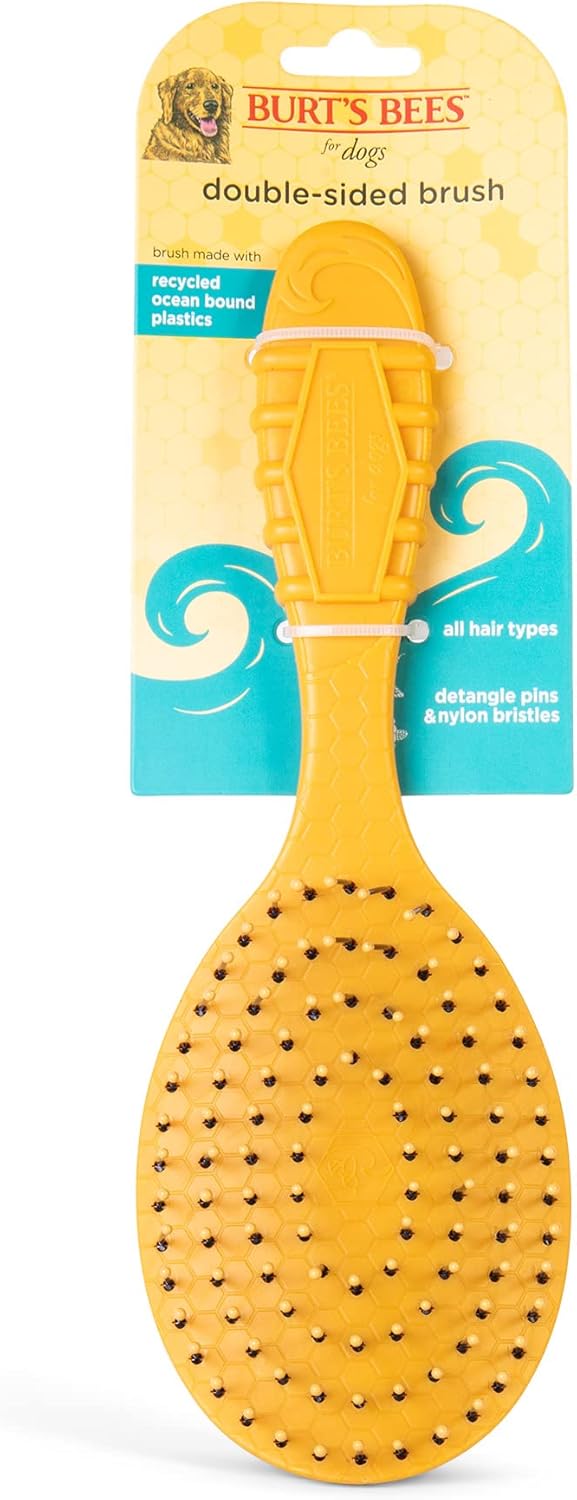 Burt's Bees for Pets Double Sided Brush for Large Dogs with