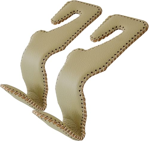 Miniatura 7 de Ganchos universales para asiento trasero de automóvil, gancho para reposacabezas de asiento trasero de automóvil, gancho de microfibra de cuero