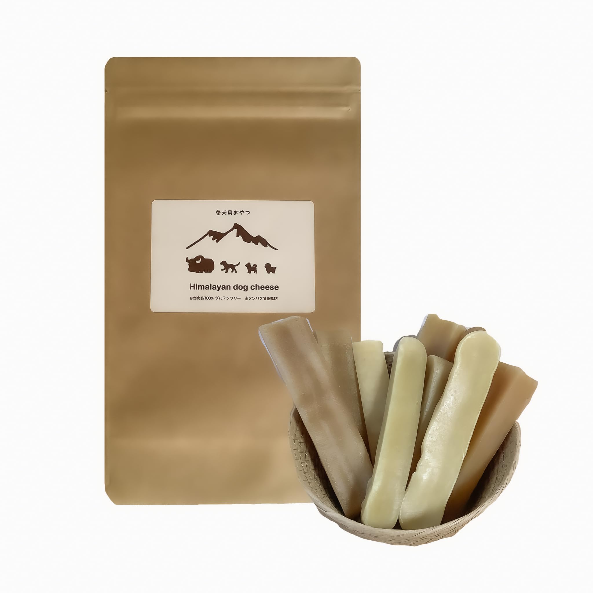 Amazon.co.jp: ヒマラヤンヤクチーズ 直輸入 Mサイズ 約75g×8本