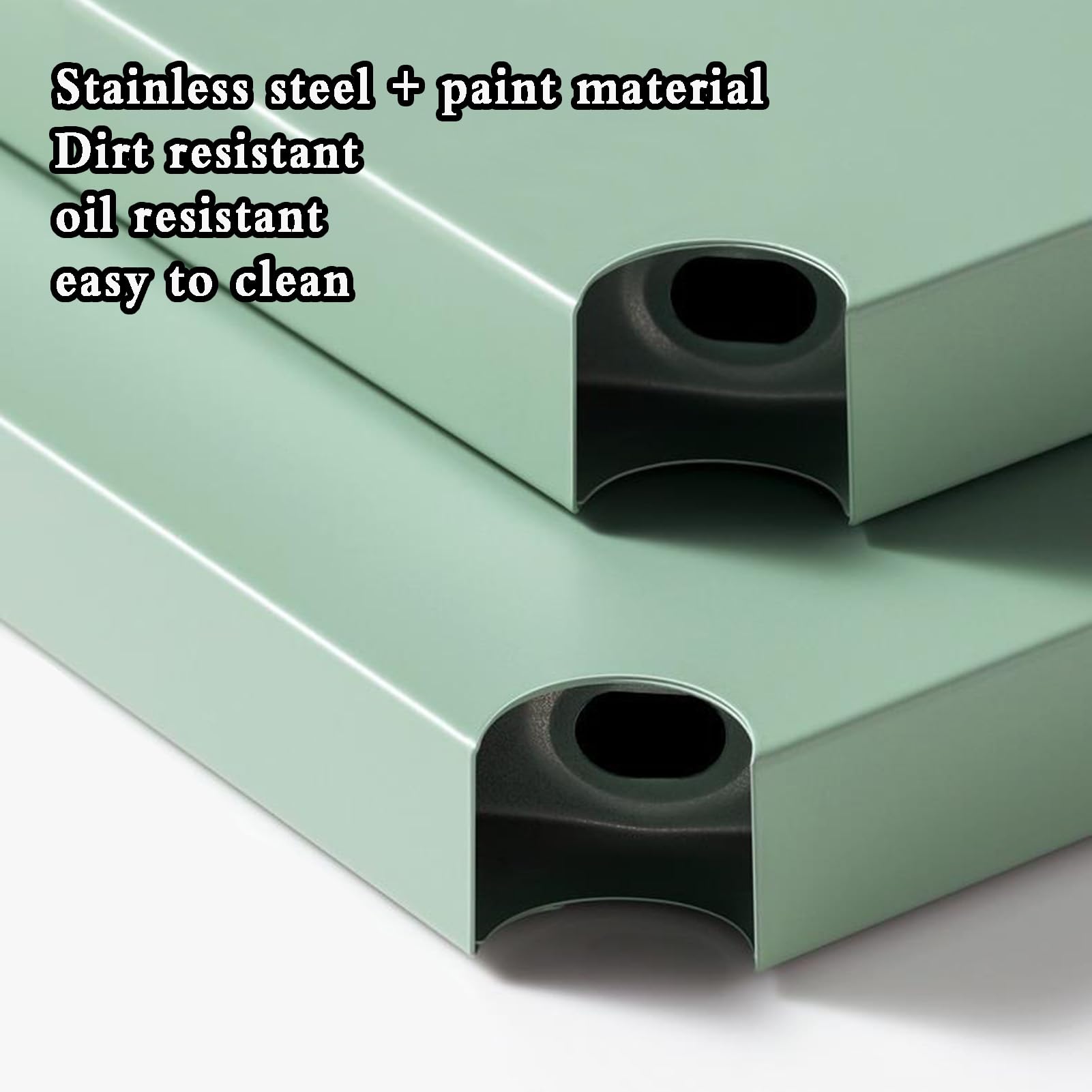 półka pod kuchenkę mikrofalową, Półka na toster do kuchenki mikrofalowej, wytrzymały stojak z organizerem blacie kuchennym, udźwig 80 funtów(Green)