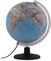 Tecnodidattica - Globo Terrestre, NATGEO, 0325ORP4PB1NT046, Classic 25, Azul