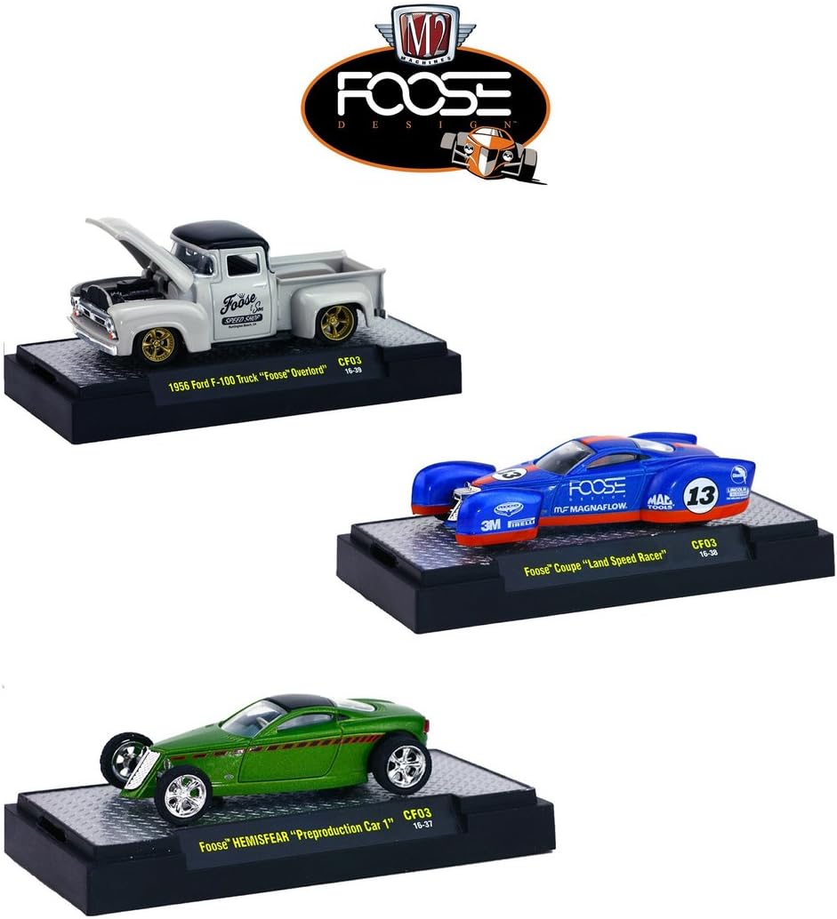 Chip Foose Release 3, 3 Cars Set WITH 