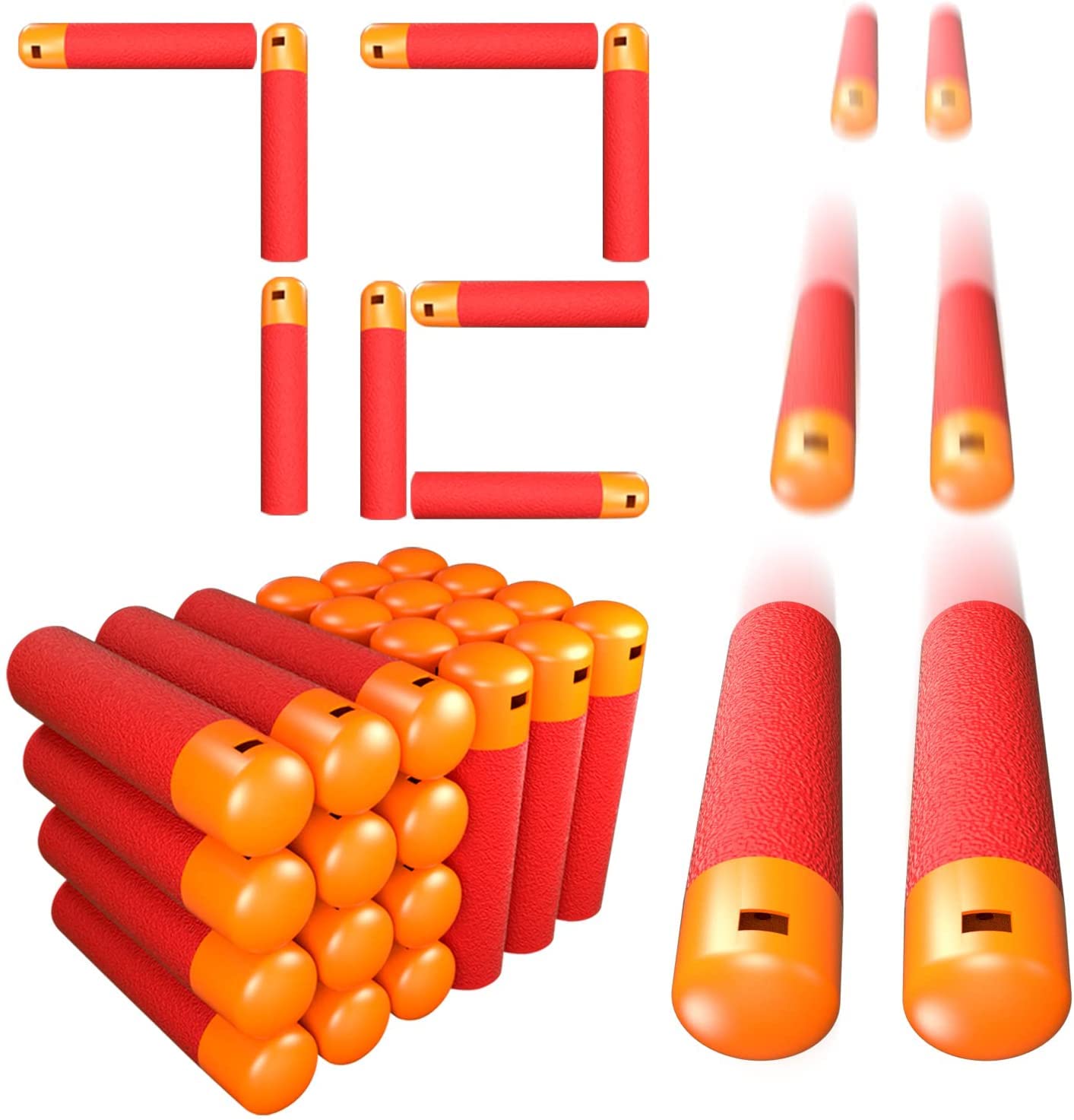 Amazon.co.jp: メガダーツ おもちゃの弾丸 ダーツ矢 スポンジ弾 正規品