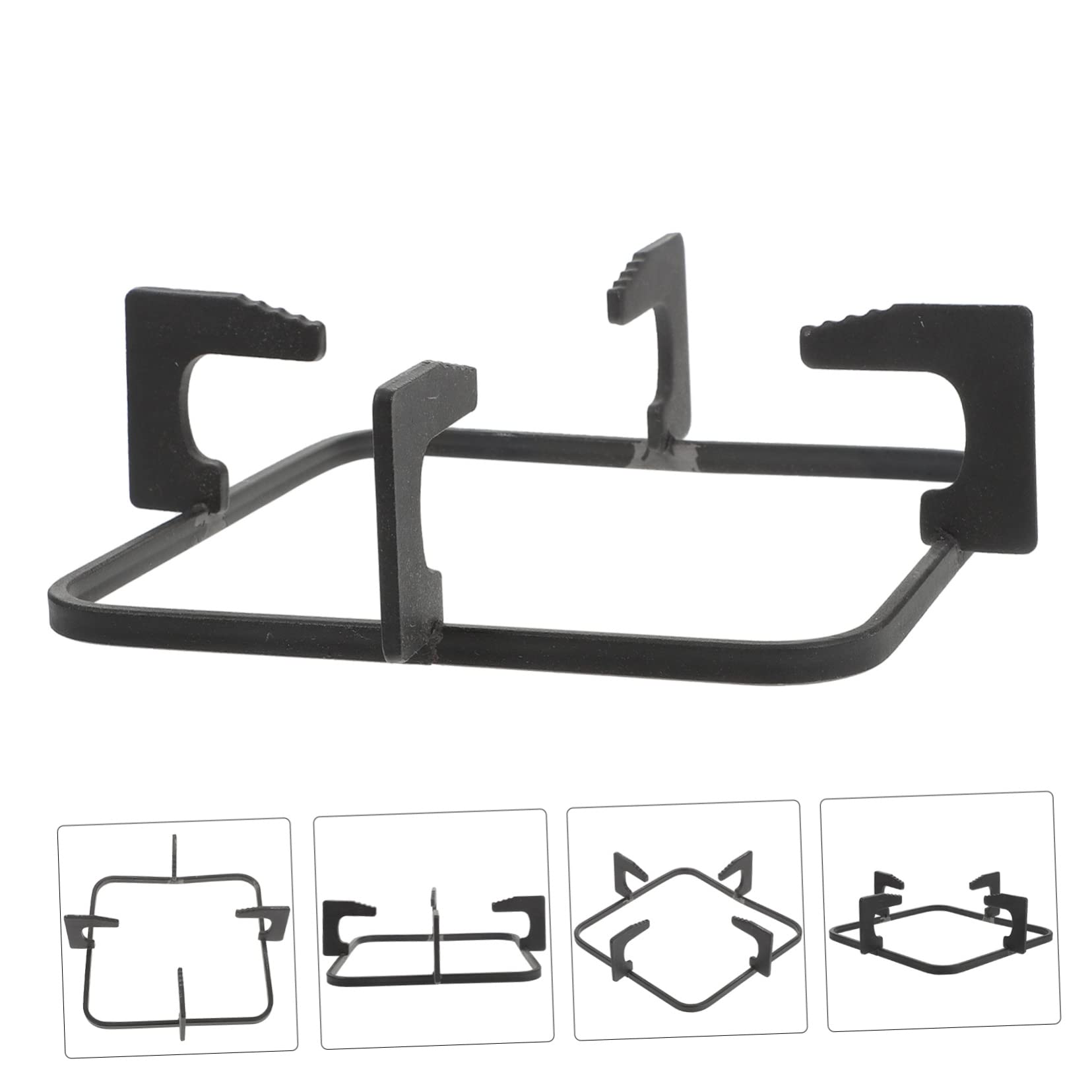 Housoutil 1 pieza Soporte de Gas para Cocina Rejilla Antideslizante para Hornillo Accesorio Resistente Altas Cocinas de Gas Limpiar y Almacenar
